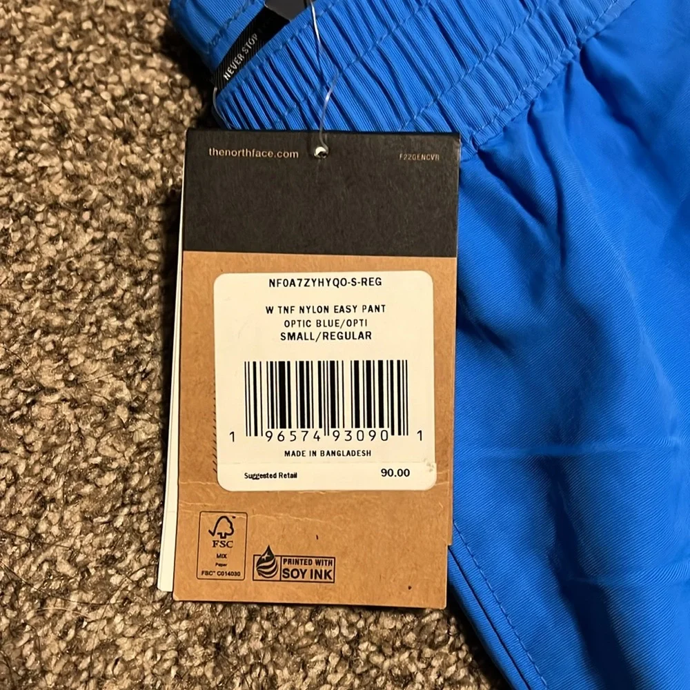 The North Face Women's Easy Wind Pants Blue - Picture 2 of 2